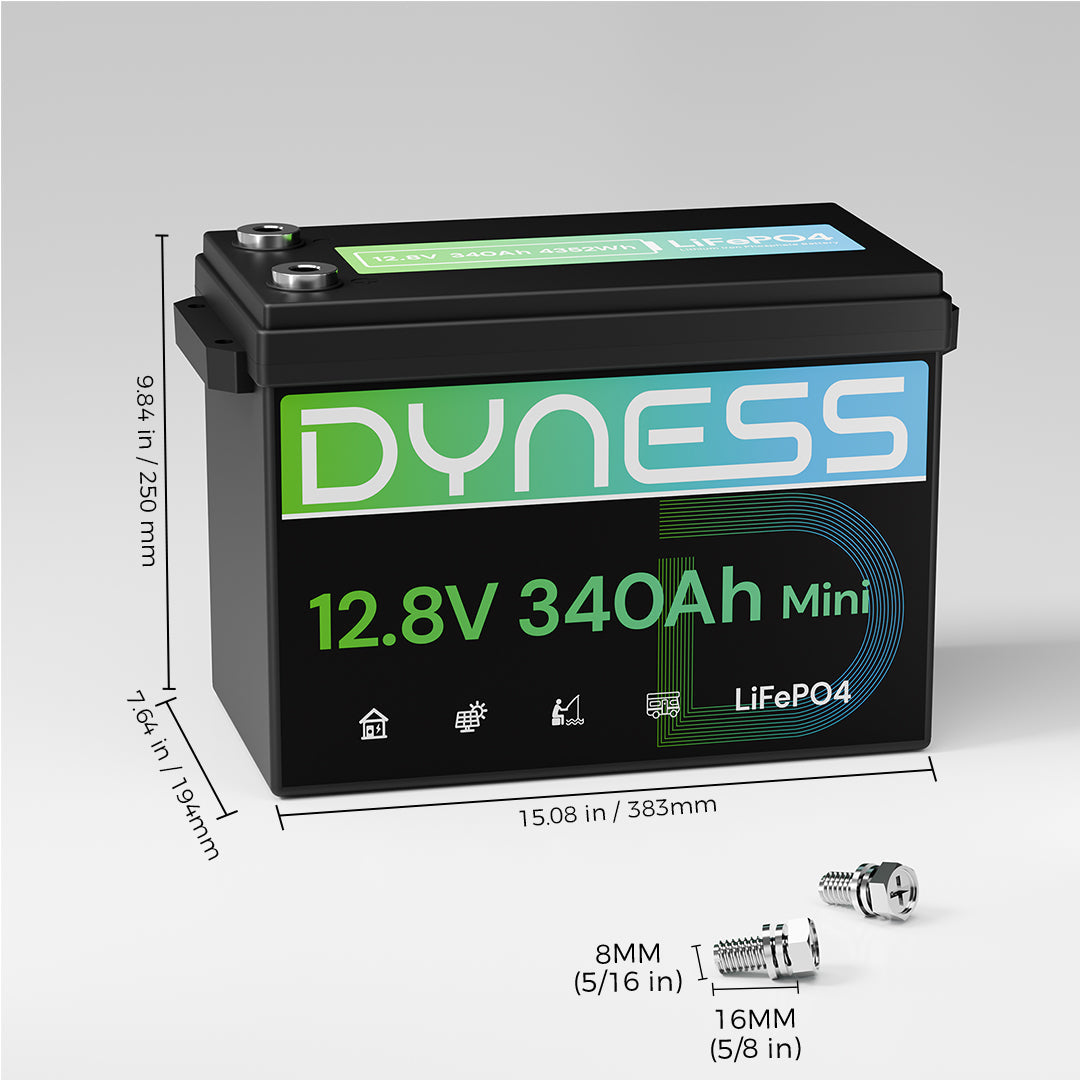 Dynesspower 12V 340Ah Mini Lithium Batterie